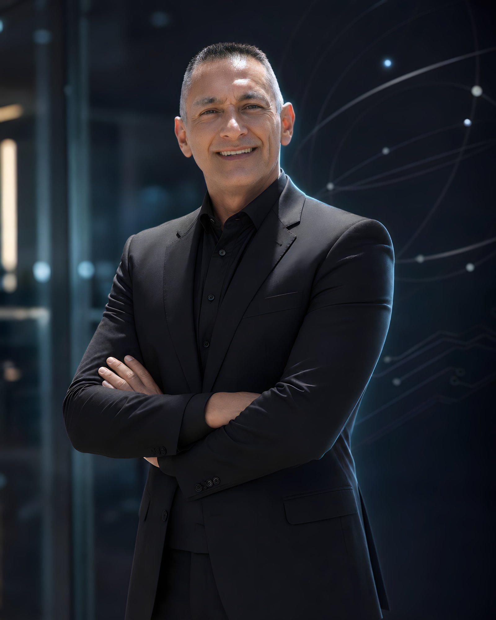 Retrato corporativo de Guillermo Figueroa Guzmán, CEO y fundador de VortexNeural.